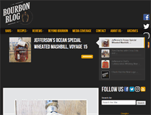 Tablet Screenshot of bourbonblog.com